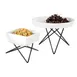 APS Germany APS 33272 Stand, 10"-1/4 x 4"-1/4 H, Black Metal, Stackable, Dishwasher Safe - 6/Case 2 image