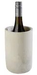 APS Germany APS 36090 - Concrete Gray Wine Bottle Cooler, 4¾" Dia x 7½" H, Holds 1 Bottle, Non‑Scratch Base - 6/Case 1 image