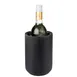 APS Germany APS 36099 - Wine Bucket Cooler, 1 Bottle, 4¾" Dia x 7½" H, Black Base - 6/Case 1 image
