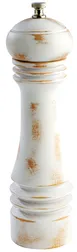 APS Germany APS 40536 Salt Mill – 2¼" Dia x 6" H Steel Grinder, Adjustable Grind, Beechwood Base - 4/Case 1 image
