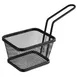 APS Germany APS 40626 Fry Basket 3.875" x 3.375" Stainless Steel Black Matte Dishwasher Safe 1 image