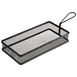 APS Germany APS 40629 Fry Basket, 10"-1/4 x 5"⅛, Stainless Steel, Black Matte Snackholder - 1/Case 1 image