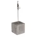APS Germany APS 71494 - 4‑Piece Gray Stone Card Stand, 1¼"×1¼"×4¾" Clip, Hand Wash Only - 1/Case 1 image