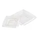 APS Germany APS 83600 Cover 7-3/4" x 5/8" H SAN Stackable Spoon Notch Dishwasher - 1/Case 1 image
