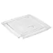 APS Germany APS 83601 Display Cover 10" x 10" x 1" SAN Safe Spoon Notch Stackable - 1/Case 1 image