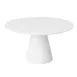 APS Germany APS 83891 - 12"5/8" White Melamine Cake Plate, 5-6" Height, Stackable, Dishwasher Safe - 1/Case 1 image
