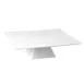 APS Germany APS 83892 - 12¼" Cake Plate, White Melamine, 3‑4" Height, Stackable - 1/Case 1 image