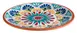 APS Germany APS 84685 - Melamine Plate 10"-3/8 x 7/8" H, Terracotta Arabesque, Safe - 12/Case 1 image