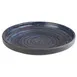 APS Germany APS 85026 - Loops 7" Round Plate, Wide High Rim, Melamine, Grey/Blue Two‑Tone - 6/Case 1 image