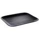 APS Germany APS 85068 Nero Tray - GN 1/2 Black Melamine, 12"¾ x 10"½, Dishwasher Safe - 6/Case 1 image
