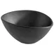 APS Germany APS 85093 - Black Melamine Bowl, 16.9 oz 0.5 qt, 7.5"L x 6.5"W x 3.5"H - 6/Case 1 image