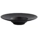 APS Germany APS 85098 - Nero 10‑Ounce Round Melamine Plate, Black Finish, 11½" Dia - 6/Case 1 image