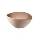APS Germany APS 85409 - Beige Melamine Bowl, 16.9 oz ½ qt, 7.5"x6.5"x3.5" Matte, Stackable - 6/Case 1 image