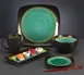 Libbey BF-14 China Mug – 14‑Ounce Turquoise/Dark Brown Ceramic (H 4‑1/8" T 3‑1/2" D 5"), - 12/Case 2 image