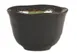Libbey BF-2 Sake Cup, 2 oz (1‑5/8" Dia × 2‑7/8" H), Turquoise Ceramic with Dark Brown Rim, 36/Case 1 image