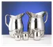 Libbey BP-200 Metal Pitcher, 2 Liter (70 oz) 18/8 Stainless Steel with Handle - 1/Case 2 image
