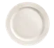 Libbey BW-1103 China Plate – 10"5/8" Round Medium Rim Porcelain Bright White Basics - 12/Case 1 image
