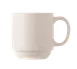 Libbey BW-1114 China Mug - 11.5 oz Bright White Porcelain, Stackable, 3"5" H x 4"5/8" D - 36/Case 1 image