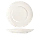 Libbey BW-5211 China Plate, 11.375" Round Coupe Rim Porcelain, Bright White - 12/Case 1 image