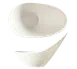 Libbey BW-6706 Riviera Bowl – 6.5 oz, 5"8" x 4" x 4" Slanted Porcelain White, 6" Size - 24/Case 1 image