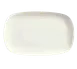 Libbey BW-6712 - Ultra Bright White Porcelain Rectangle Platter 12½" x 8¼", Coupe Rim - 12/Case 1 image