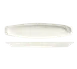 Libbey BW-6716 - Ultra Bright White Porcelain Canoe Tray, Oblong 17" x 4", Chef's Selection II - 12/Case 1 image