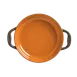 Libbey CBP-003 Roasting Pan, 14 oz 8"5" x 6"5" Ceramic Pumpkin, Heat‑Resistant 350°F - 12/Case 1 image