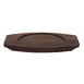 Libbey CIS-15TR - Round Wood Trivet, 7" Brown Finish, 7-7/8" L x 7" W x 1/2" H - 12/Case 2 image