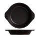 Libbey CIS-17 Round Cast Iron Platter, 7" Diameter, 6½" Bottom, 1¼" Height, Black Finish - 6/Case 1 image