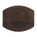 Libbey CIS-17TR Trivet – 8½" Diameter Wood Trivet, Brown Finish, Hand Wash Only - 6/Case 1 image