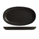 Libbey CIS-18 Oval Cast Iron Sizzle Platter, 9" Top x 6½" Bottom, Black Finish, No Handle - 12/Case 1 image