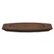 Libbey CIS-18TR Trivet – Oval Wood, Brown, 7" x 5-3/4" x 1/2", Food Safe, Hand Wash Only - 12/Case 2 image