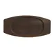 Libbey CIS-18TR Trivet – Oval Wood, Brown, 7" x 5-3/4" x 1/2", Food Safe, Hand Wash Only - 12/Case 1 image