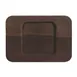 Libbey CIS-26TR Trivet, 5½"L x 4"W x ½"H Square Well, Brown Wood - 12/Case 1 image