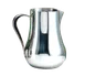 Libbey CT-5581 Metal Pitcher - 70 oz (2.1 Qt) 18/8 Stainless Steel with Handle - 1/Case 1 image