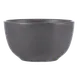 Libbey DRI-10-G - 26 oz Round Porcelain Bowl, 5½" Dia x 3⅛" H, Satin Matte Granite Finish - 12/Case 1 image