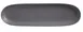 Libbey DRI-11-G Oblong China Tray, 13" x 4" Satin Matte Granite Porcelain, Fully Vitrified - 12/Case 1 image