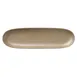 Libbey DRI-11-S - Oblong Porcelain China Tray, 13" x 4", Satin Matte Driftstone Finish - 12/Case 1 image