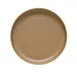 Libbey DRI-18-S - 7‑3/4" Round Coupe Rim Plate, Porcelain, Satin Matte Driftstone Finish - 12/Case 1 image