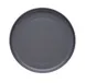 Libbey DRI-20-G - 10½" Round China Plate, Flat Coupe Rim, Satin Matte Finish Porcelain - 12/Case 1 image