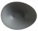 Libbey DRI-6-G Oval Porcelain Bowl, 38 Oz (8" x 7" x 3½"), Matte Granite Driftstone Finish - 12/Case 1 image