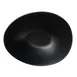 Libbey DRI-6-O Oval China Bowl, 8.875" x 7" x 3.5" (38 oz), Porcelain Onyx Matte Finish - 12/Case 1 image