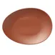Libbey DRI-7-C China Plate – 10.875" x 8.5" Oval Coupe Porcelain with Satin Matte Finish - 12/Case 1 image