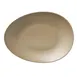 Libbey DRI-7-S - Oval Coupe Plate, 10.875" x 8.5", Porcelain Satin Matte Driftstone - 12/Case 1 image