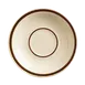Libbey DSD-2 - 6" Round Stoneware Saucer, Cream White Desert Sand, 2-1/8" Well, Ceramic, 36/Case 1 image