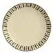 Libbey DULCET-1C China Plate – 10.625" Round Stoneware, Cream Lines & Dots, Dishwasher Safe - 12/Case 1 image