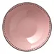 Libbey DULCET-5P - 9" Pink Dotted Serving Bowl, 9-1/8" Dia x 2-7/8" H, Dishwasher Safe - 12/Case 1 image