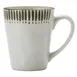 Libbey DULCET-6G China Mug, 13 oz Gray Stoneware, 4"5/8"H x5"3/8"W x3"7/8"L, Microwave Safe - 12/Case 1 image