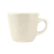 Libbey END-3 China Cup, 7 oz Tall, Fully Vitrified Porcelain, Cream White, Height 3" - 36/Case 1 image