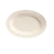 Libbey END-34 Oval China Platter, 13½" x 9½" Rim, Vitrified Porcelain, Cream White - 12/Case 1 image